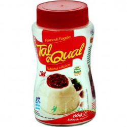 Adocante Em Po Tal E Qual 60g Tradicional Forno E Fogao