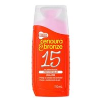 Protetor Sol Cenoura_bronze Fps15