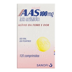 Aas Infantil 100mg C/120cprs