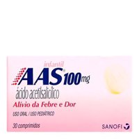 Aas Infantil 100mg C/30cprs