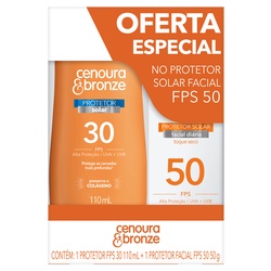 Protetor Sol Cenoura_bronze 110ml 30+facial