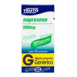 Naproxeno 500mg C/20 Cprs Teuto