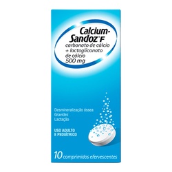 Calcium Sandoz F 500mg 10cpds*