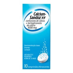 Calcium Sandoz F F 1000mg C/10 Cprs