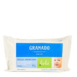 Lenco Umidecido Granado 50un Bebe Lavand