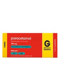 Paracetamol 750mg C/20cpr