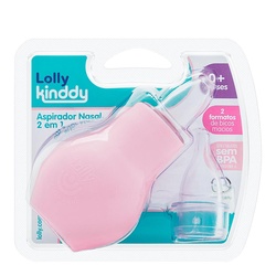 Aspirador Nasal Lolly Rosa