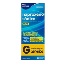 Naproxeno Sod 550mg G Neo C 20cpr