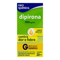 Dipirona Sodica Gts 20ml Neo Quimica