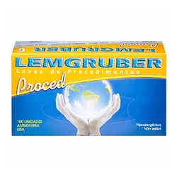Luvas De Proced Lemgruber Pp 100un