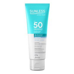 Protetor Sol Facial Fps50 S/cor Sunless 60g
