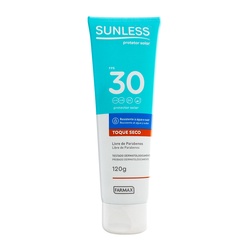 Protetor Sol Sunless Fps30 120gr Toque Seco