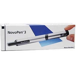 Caneta Novopen 3 Estojo Prata