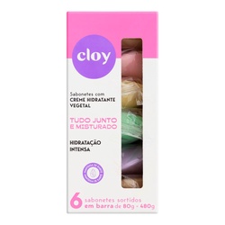 Sabonete Cloy 80g Beauty Sortidos Kit C/6