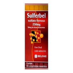 Sulferbel 250mg C/50cprs