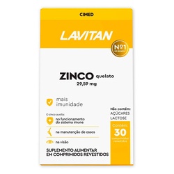 Lavitan Zinco 29,59mg  C/30drg