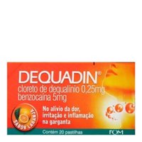 Dequadin Past Laranja C/20und