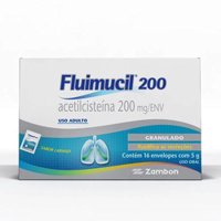 Fluimucil Laranja 200mg C/16 Env 5g