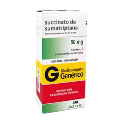 Sumatriptana 50mg 2cpr