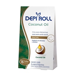 Depi Roll Folhas Rosto 16un Oleo Coco