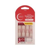 Unhas Faches Nat Quadrada Com Cola