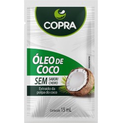 Oleo De Coco Copra15ml Sachet Sem Sabor