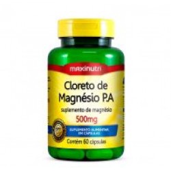 Cloreto De Magnesio 500mg C/60caps