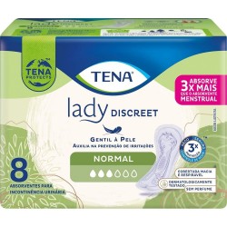 Absorvente Tena Lady Discret Normal 8un