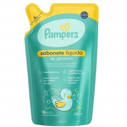 Sabonete Pampers Liq Glicerina 350ml Refil