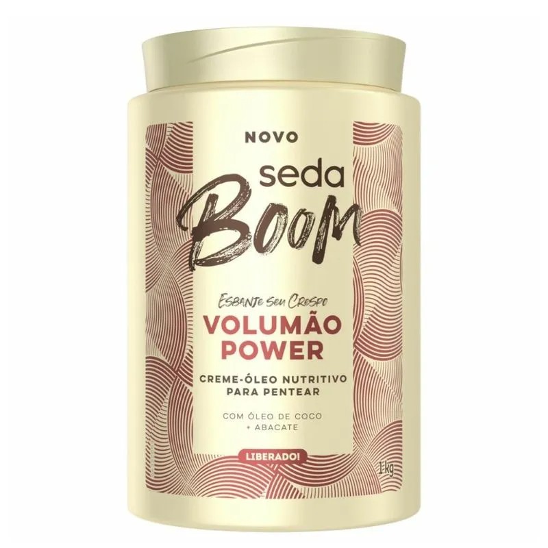 Creme Pentear Seda 1kg Boom Volumao Power