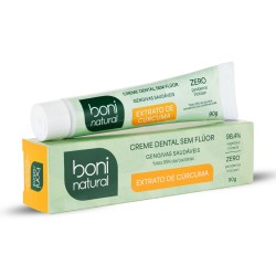 Creme Dental Boni Natural Hortela Curcuma