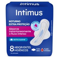 Absorvente Intimus Noturno Suave 8 Unidades