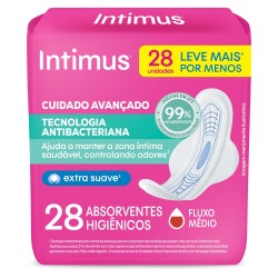Absorvente Int Gel Ultrafino Antibac C/28un