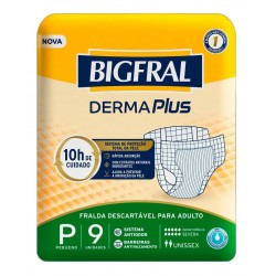 Fralda Bigfraldaal Derma Plus P 9un