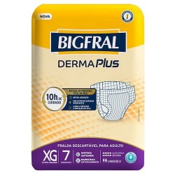 Fralda Bigfraldaal Derma Plus Xg 7un