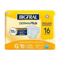 Fralda Bigfral Derma Plus Econ G 16un