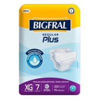 Fralda Bigfral Regular Plus Xg 7 Unidades