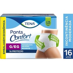 Fralda Tena Pants Confort G/eg 16un