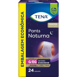 Fralda Ger Tena Pants Fem Noturna G/eg 24un
