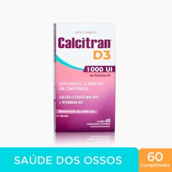 Calcitran 1000mg D3 60cpds