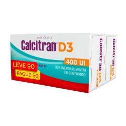 Calcitran 400mg D3 Leve90 Pague60cpds