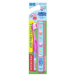 Escova Dental Dentalclean Peppa Escolar+estojo