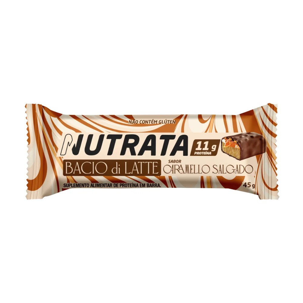 Nutrata Barra 45g Bacio Di Latte Caramel