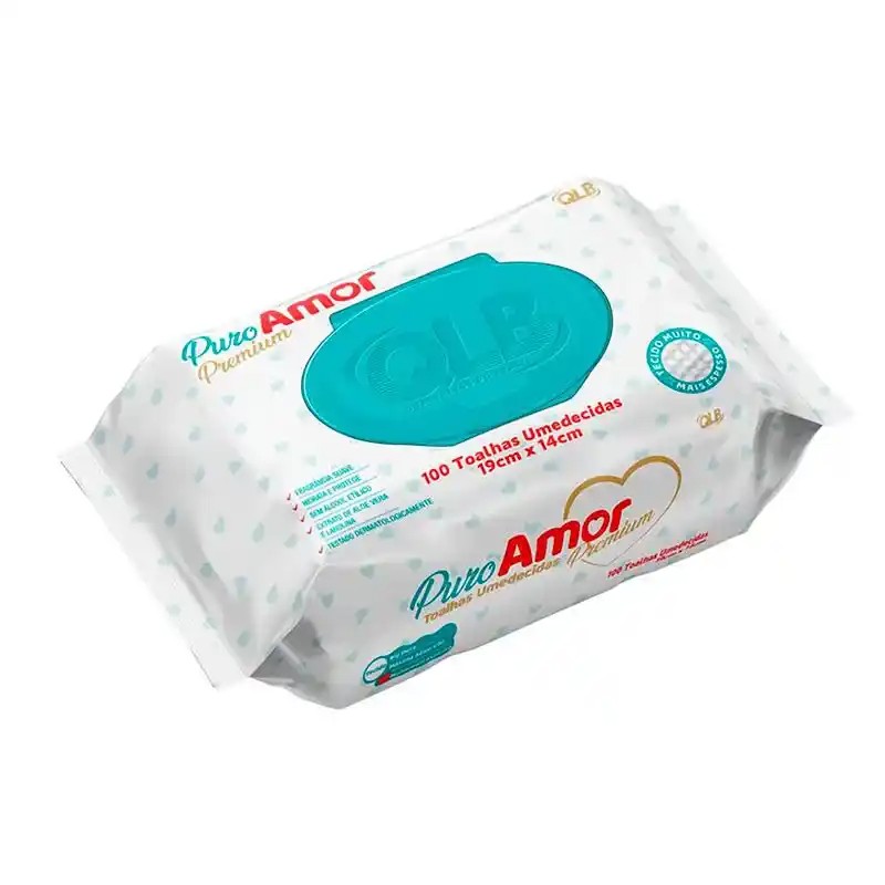 LenÇos Umedecidos Puro Amor Premium 100un
